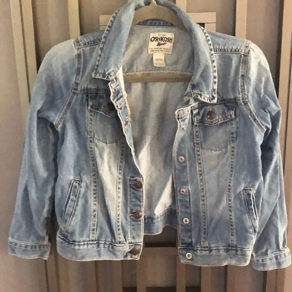 OshKosh B'Gosh Kids jean jacket size 10 /12